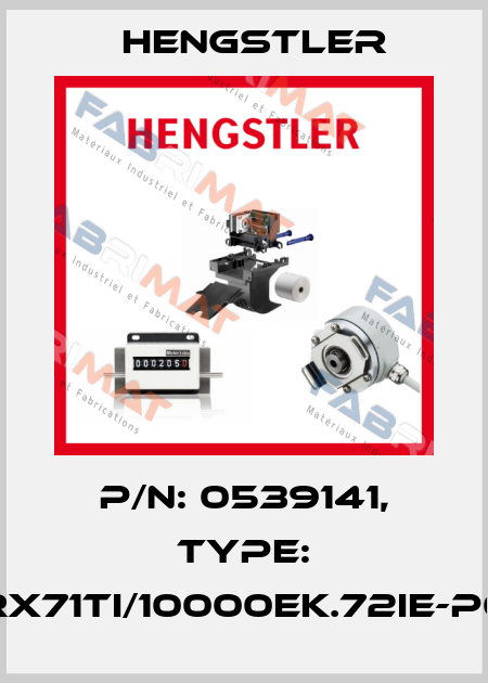p/n: 0539141, Type: RX71TI/10000EK.72IE-P0 Hengstler