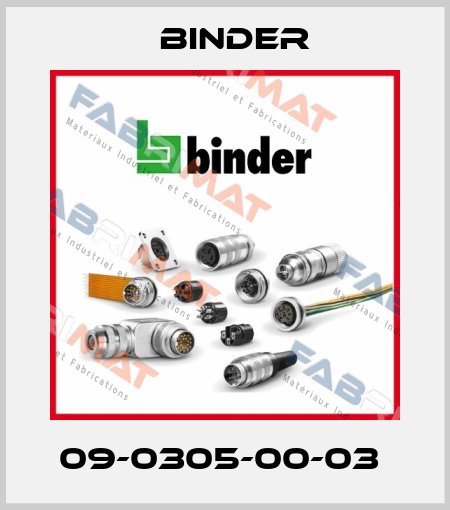09-0305-00-03  Binder