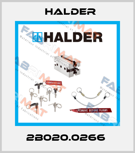 2B020.0266  Halder