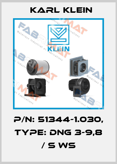 p/n: 51344-1.030, type: DNG 3-9,8 / S WS Karl Klein