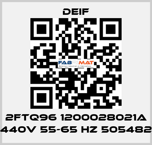 2FTQ96 1200028021A 440V 55-65 HZ 505482 Deif