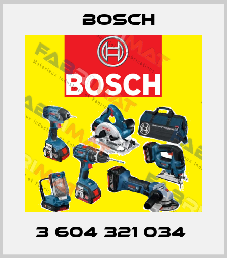 3 604 321 034  Bosch