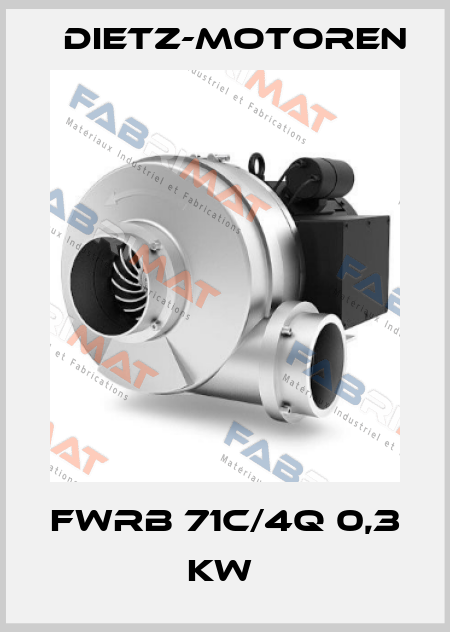 FWRB 71c/4Q 0,3 KW  Dietz-Motoren