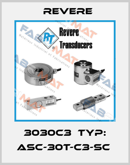 3030C3  TYP: ASC-30T-C3-SC  Revere