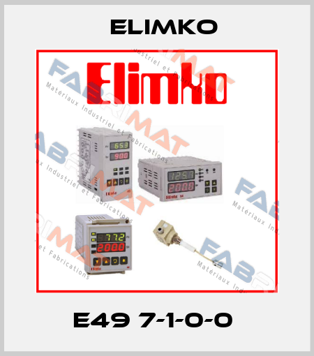 E49 7-1-0-0  Elimko
