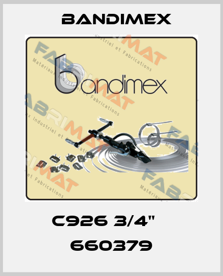 C926 3/4"    660379 Bandimex