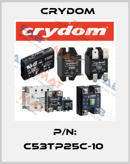 P/N: C53TP25C-10  Crydom