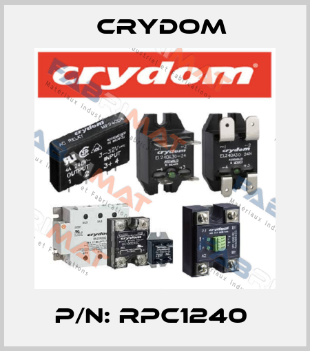 P/N: RPC1240  Crydom
