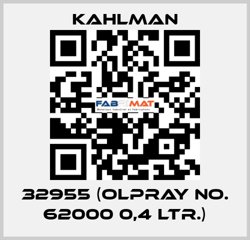32955 (Olpray No. 62000 0,4 ltr.) Kahlman