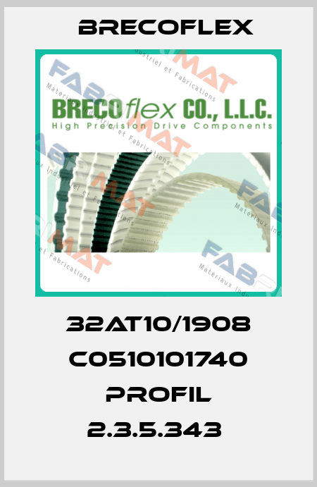 32AT10/1908 C0510101740 Profil 2.3.5.343  Brecoflex