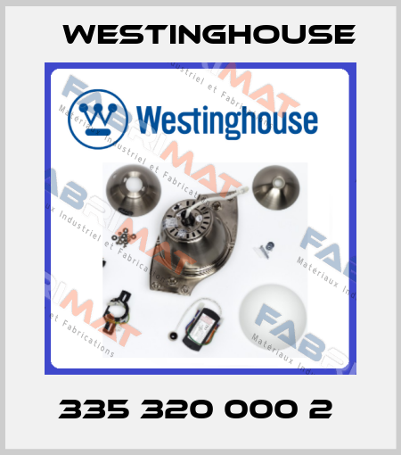 335 320 000 2  Westinghouse