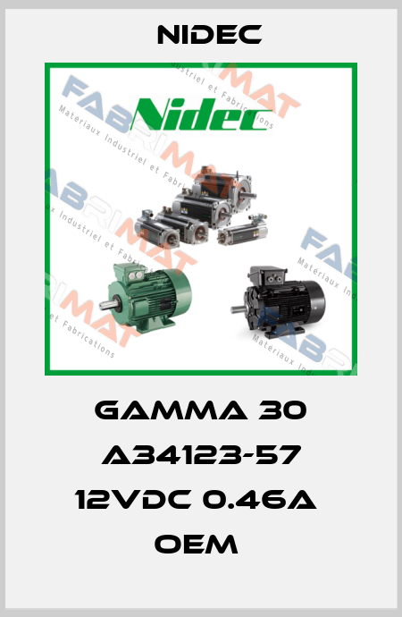 Gamma 30 A34123-57 12VDC 0.46A  OEM  Nidec