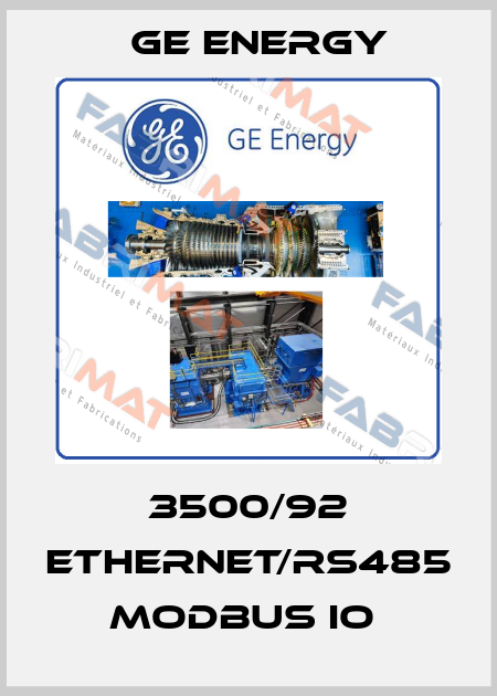 3500/92 ETHERNET/RS485 MODBUS IO  Ge Energy