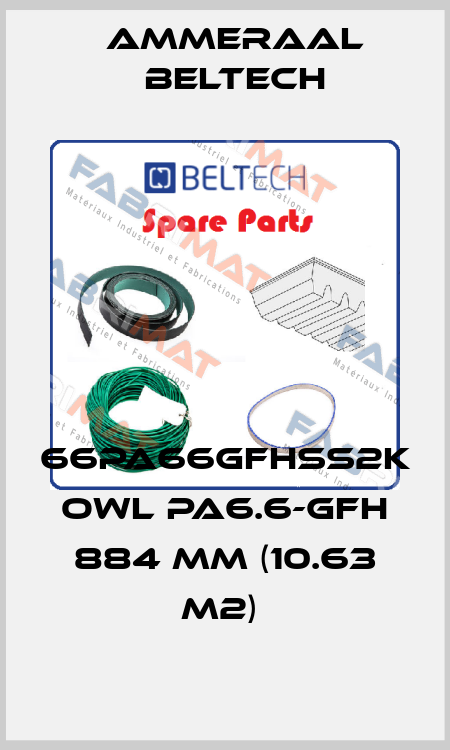 66PA66GFHSS2K OWL PA6.6-GFH 884 mm (10.63 m2)  Ammeraal Beltech