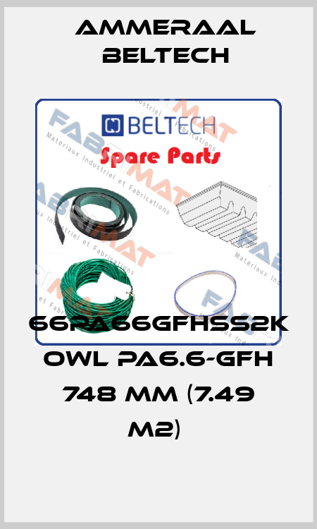 66PA66GFHSS2K OWL PA6.6-GFH 748 mm (7.49 m2)  Ammeraal Beltech