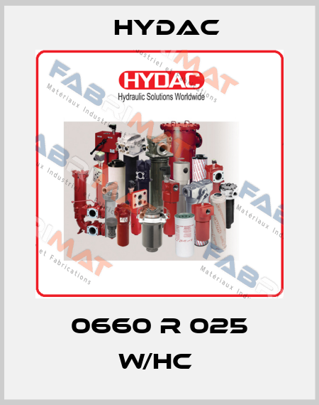 0660 R 025 W/HC  Hydac