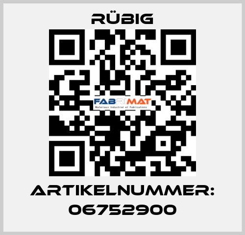Artikelnummer: 06752900 Rübig