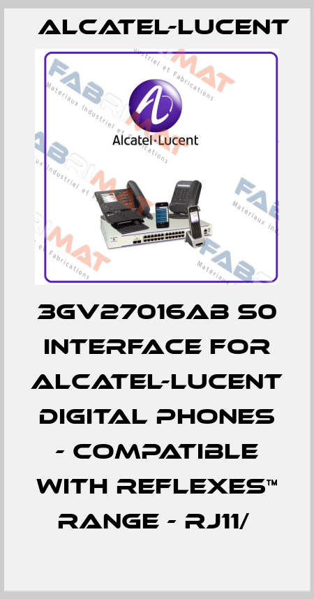 3GV27016AB S0 INTERFACE FOR ALCATEL-LUCENT DIGITAL PHONES - COMPATIBLE WITH REFLEXES™ RANGE - RJ11/  Alcatel-Lucent