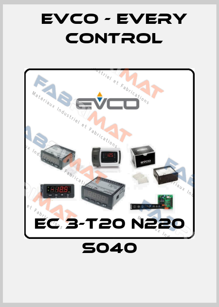 EC 3-T20 N220 S040 EVCO - Every Control