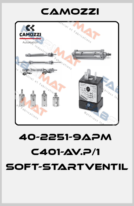 40-2251-9APM  C401-AV.P/1  SOFT-STARTVENTIL  Camozzi