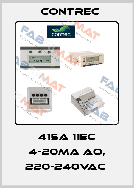 415A 11EC 4-20MA AO, 220-240VAC  Contrec