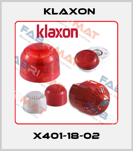 X401-18-02 Klaxon