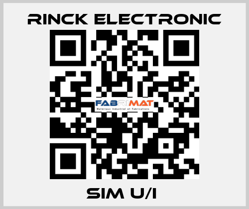 SIM U/I  Rinck Electronic