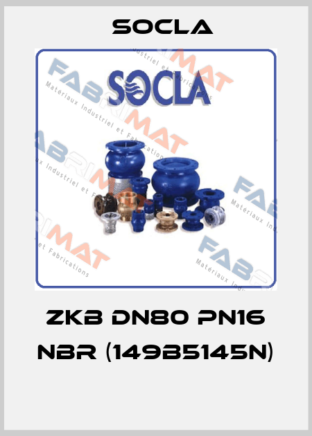 ZKB DN80 PN16 NBR (149B5145N)  Socla