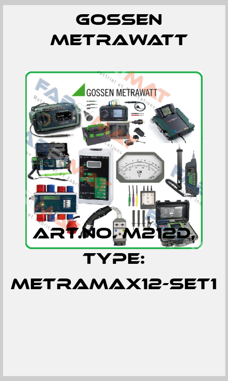 Art.No. M212D, Type: METRAmax12-Set1  Gossen Metrawatt