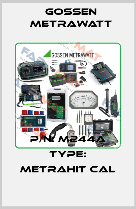 P/N: M244A Type: METRAHIT CAL Gossen Metrawatt