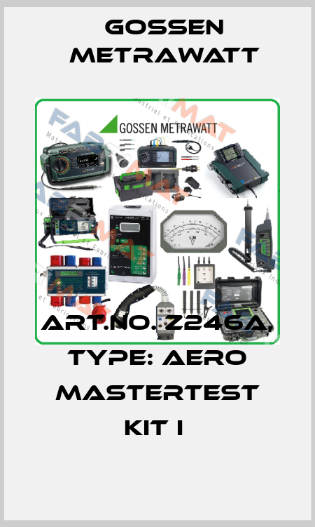 Art.No. Z246A, Type: Aero MasterTest Kit I  Gossen Metrawatt