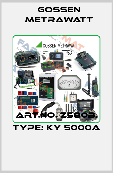 Art.No. Z580B, Type: KY 5000A  Gossen Metrawatt