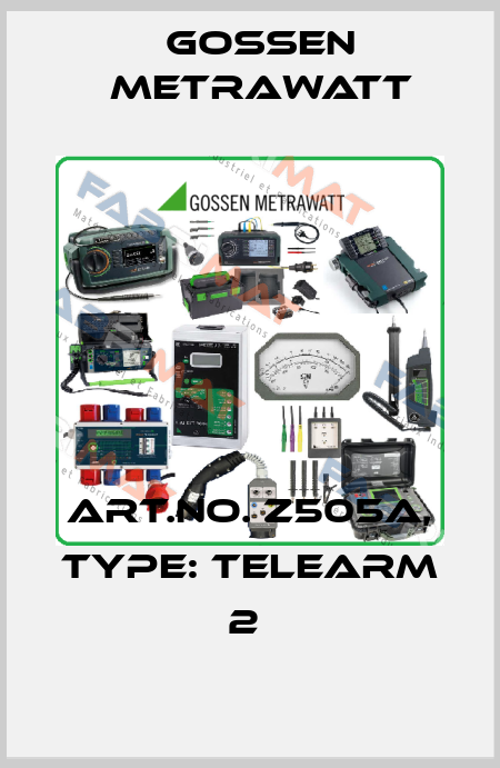 Art.No. Z505A, Type: Telearm 2  Gossen Metrawatt