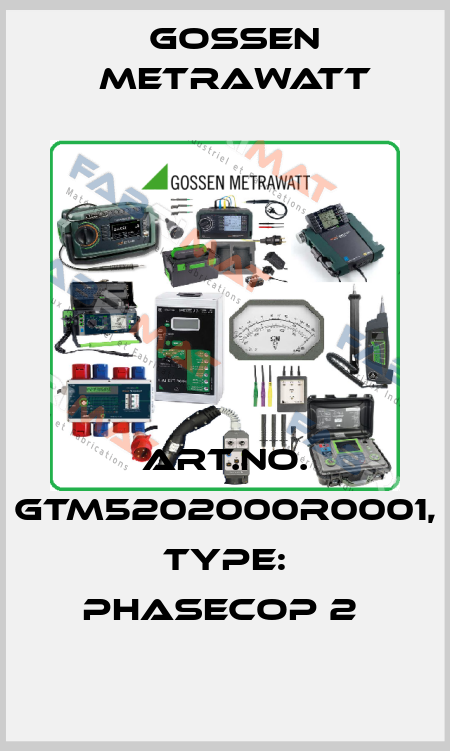 Art.No. GTM5202000R0001, Type: PhaseCop 2  Gossen Metrawatt