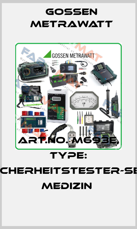 Art.No. M693E, Type: Sicherheitstester-Set Medizin  Gossen Metrawatt