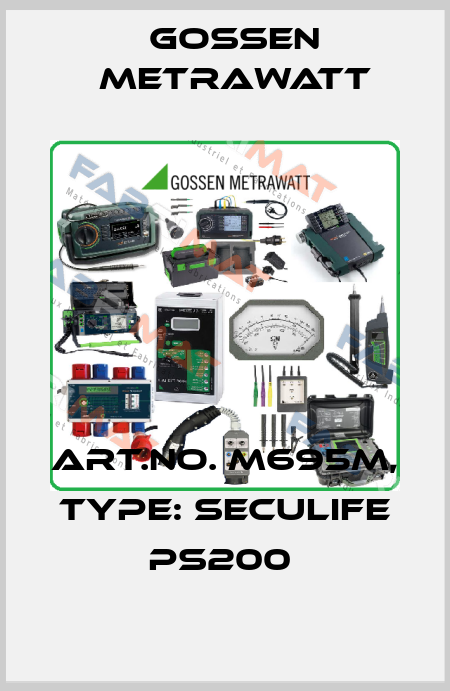 Art.No. M695M, Type: SECULIFE PS200  Gossen Metrawatt