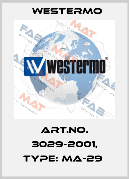 Art.No. 3029-2001, Type: MA-29  Westermo