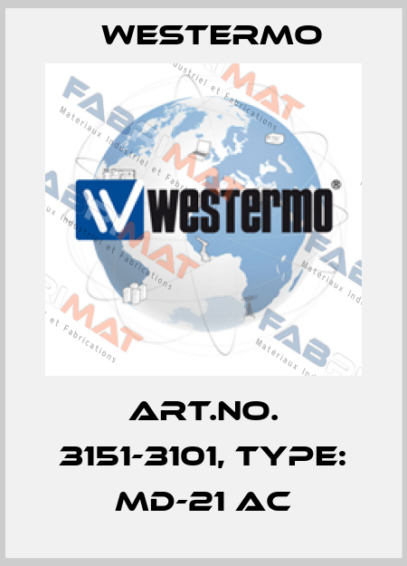 Art.No. 3151-3101, Type: MD-21 AC Westermo