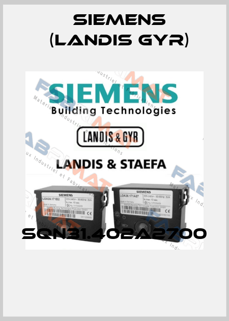 SQN31.402A2700  Siemens (Landis Gyr)
