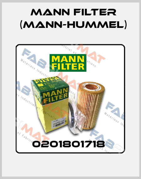 0201801718  Mann Filter (Mann-Hummel)