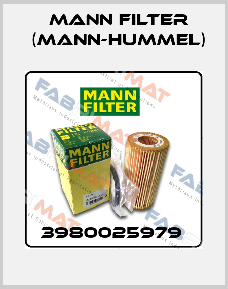 3980025979  Mann Filter (Mann-Hummel)
