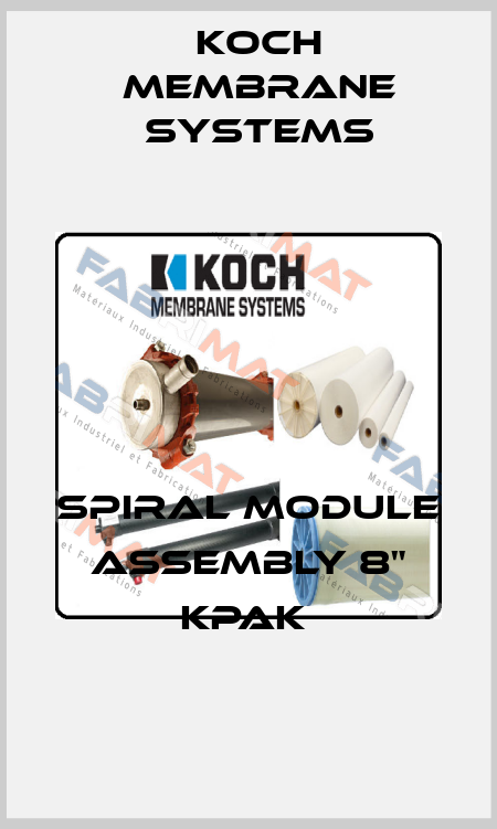 Spiral Module Assembly 8" KPAK  Koch Membrane Systems