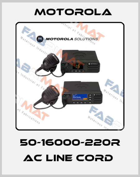 50-16000-220R AC LINE CORD  Motorola