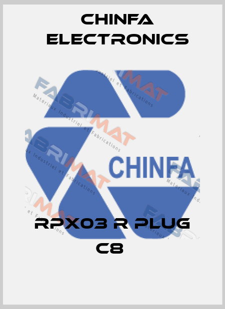 RPX03 R Plug C8  Chinfa Electronics