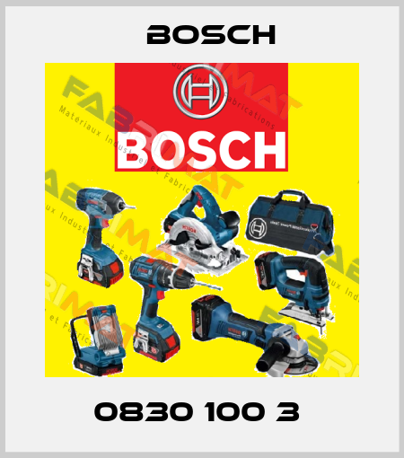0830 100 3  Bosch