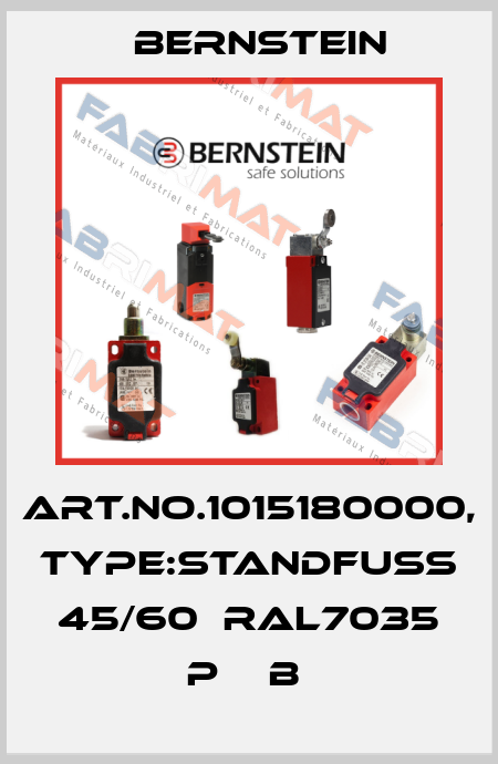 Art.No.1015180000, Type:STANDFUß 45/60  RAL7035 P    B  Bernstein