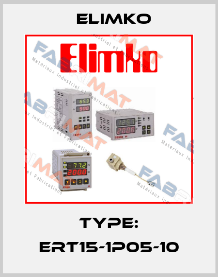 Type: ERT15-1P05-10 Elimko