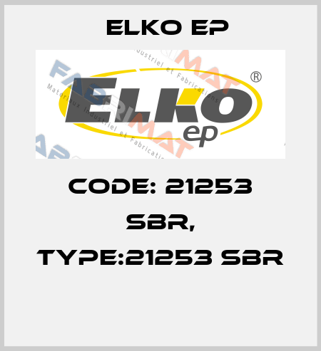Code: 21253 SBR, Type:21253 SBR  Elko EP