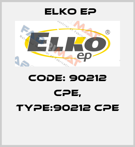 Code: 90212 CPE, Type:90212 CPE  Elko EP