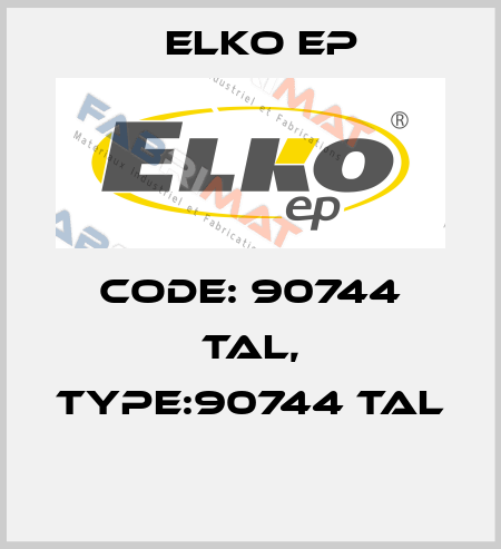 Code: 90744 TAL, Type:90744 TAL  Elko EP